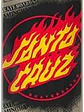 Santa Cruz Skateboard deck Dollar Flame Dot 7 Ply 8.0' x 31.60' - Miniatura 1