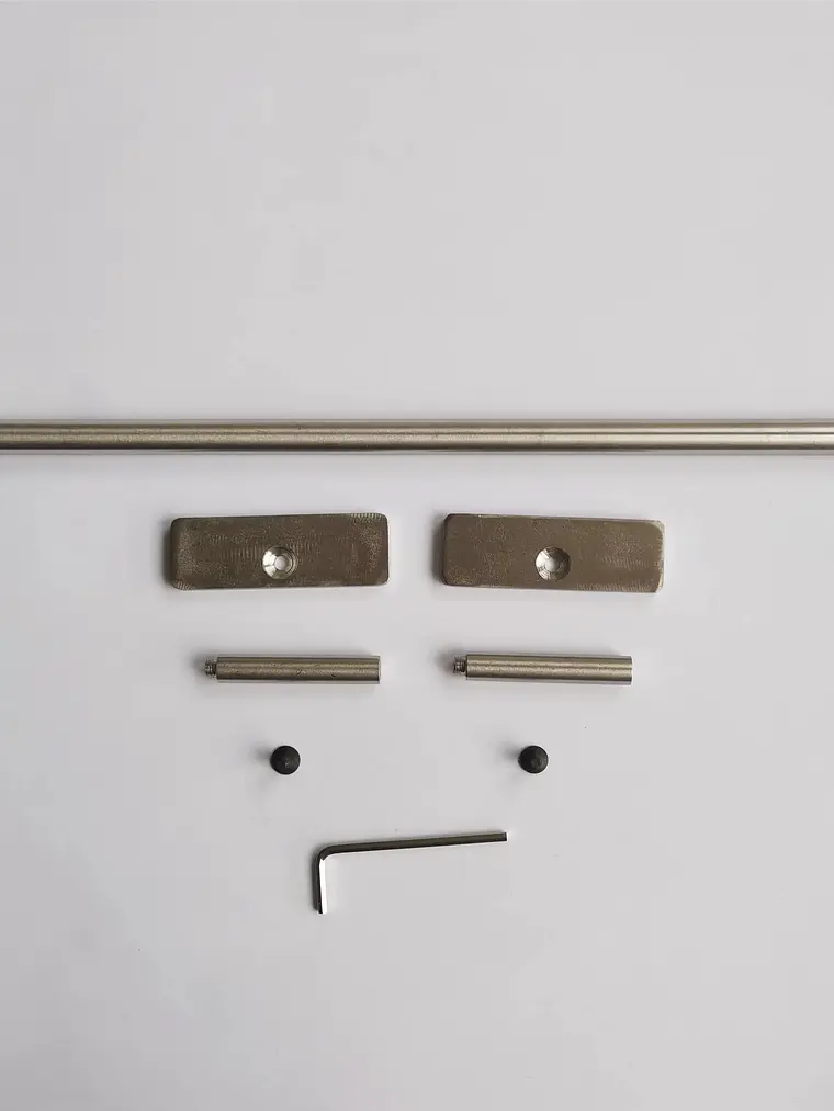 Riel para Fingerboard, varilla sólida desmontable 3