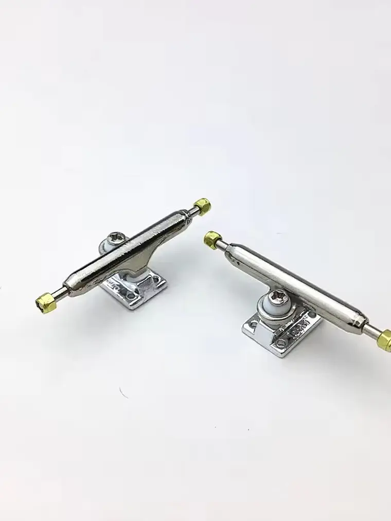 truck 34mm Fingerboard Profesional Kingpin invertido base Silver 1