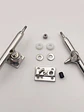 Trucks 36mm Fingerboard profesional Silver - Miniatura 1