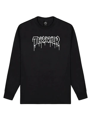 Thrasher - Polera Manga Larga One Liner Black