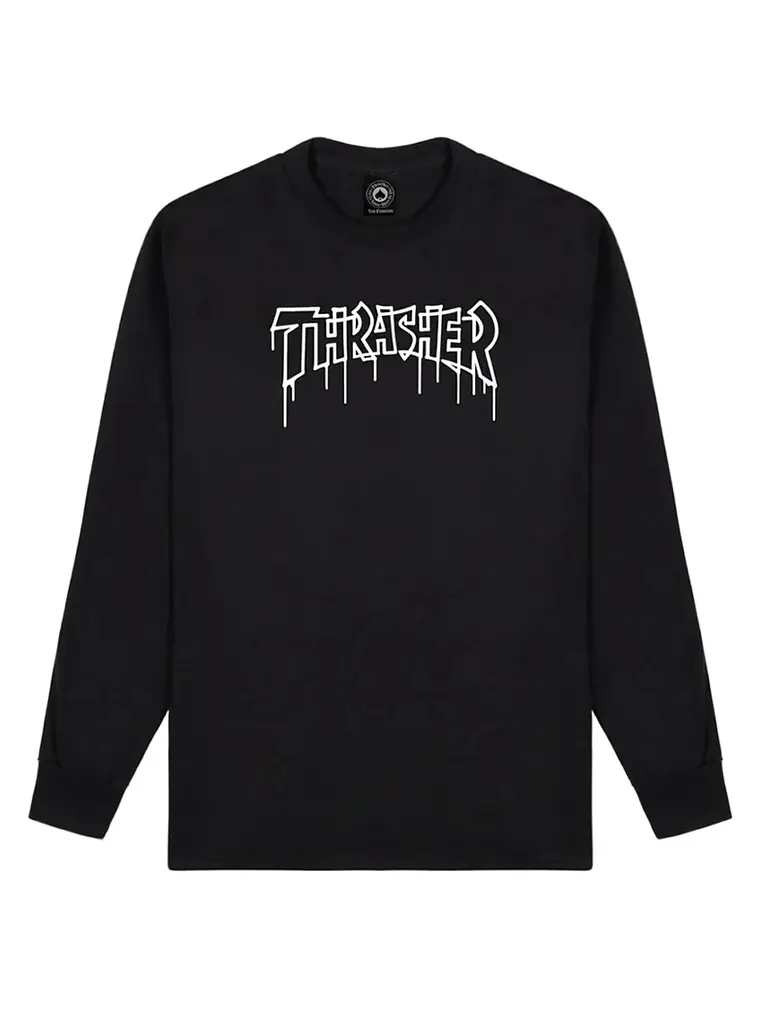 Thrasher - Polera Manga Larga One Liner Black 1