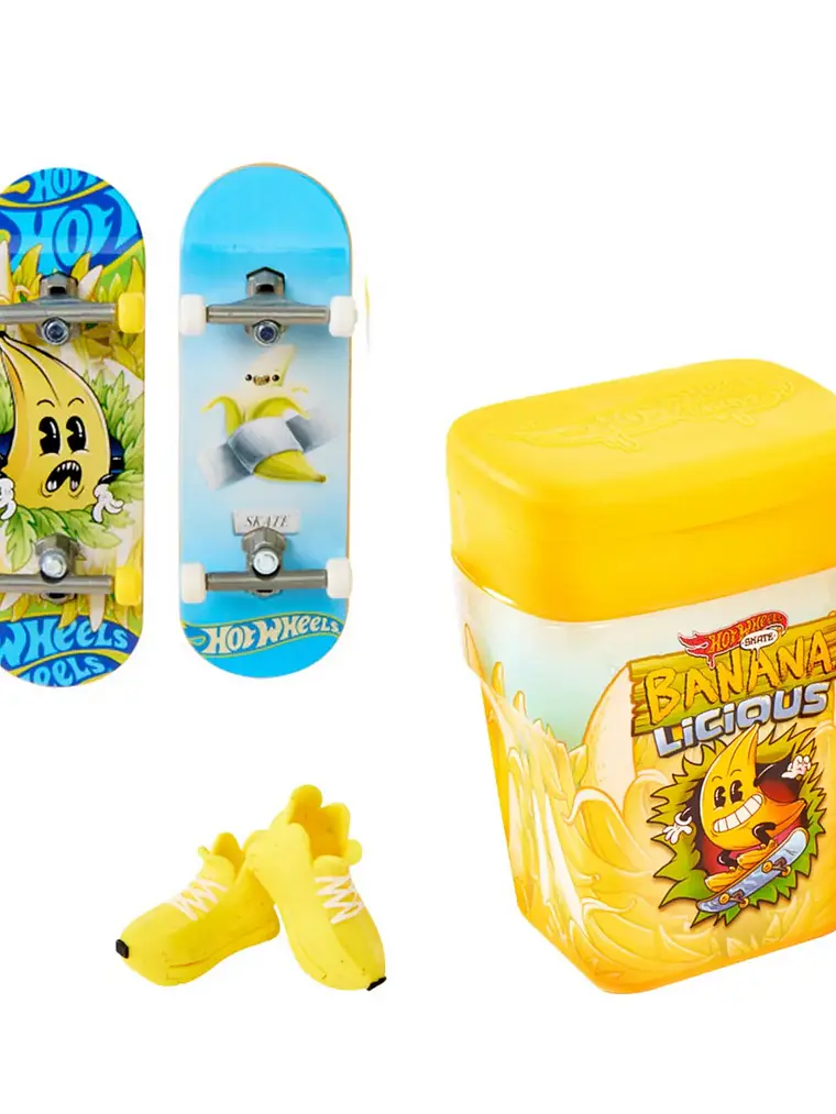 Hot Wheels Mini Patinetas Set Banana Licious 3