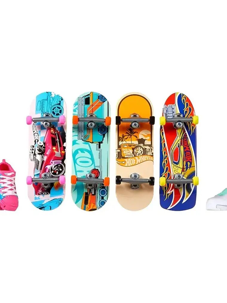 Hot Wheels Skate Set De 4 Gnarly Grind Pack 2