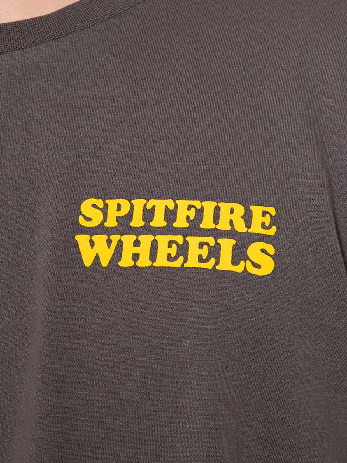 Polera Manga Corta Gris Oscuro Spitfire Talla S 5