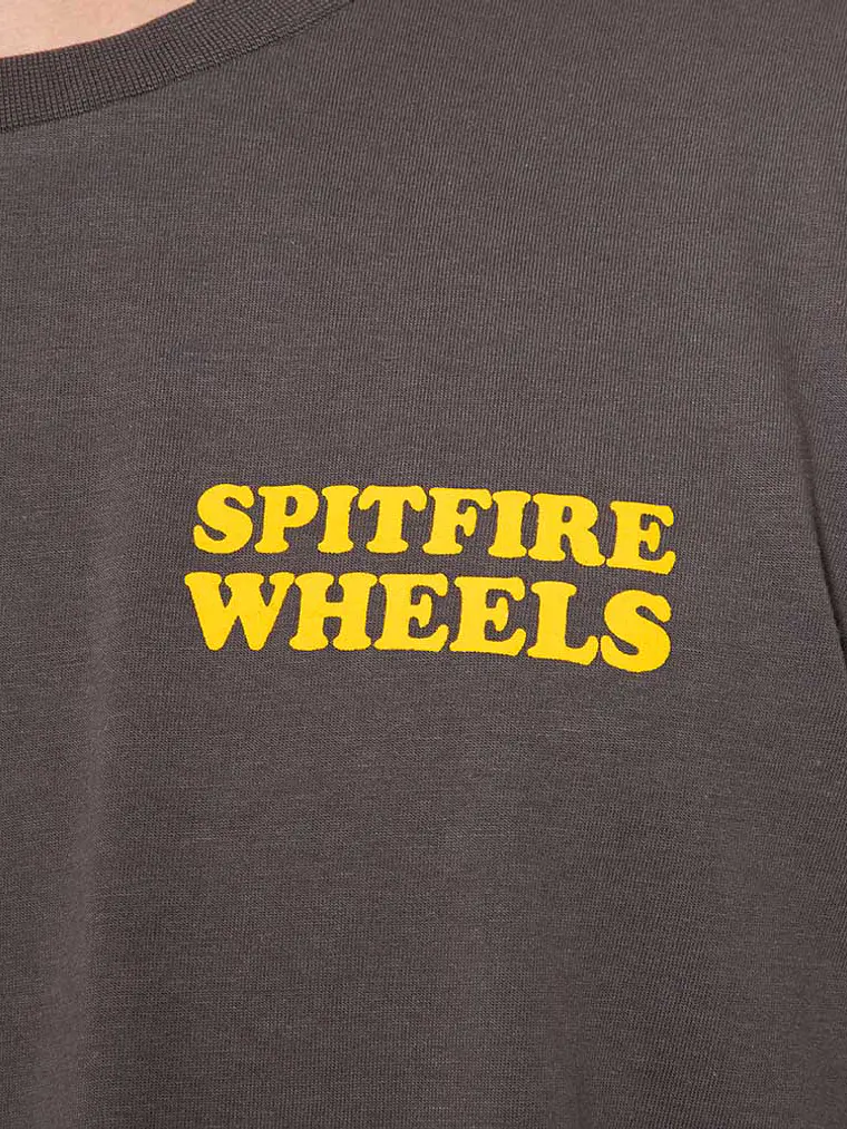 Polera Manga Corta Gris Oscuro Spitfire Talla S 5
