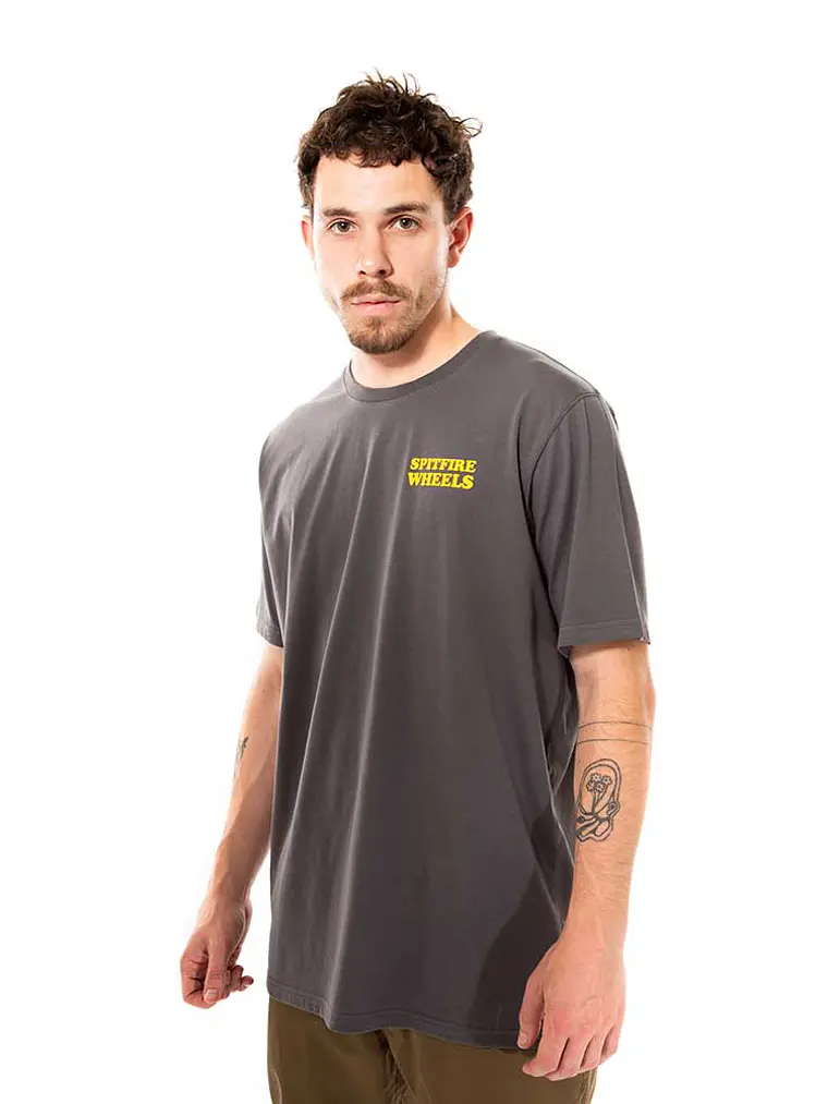 Polera Manga Corta Gris Oscuro Spitfire Talla S 4
