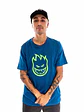 Polera Manga Corta Spitfire Bighead Hombre Azul - Miniatura 3