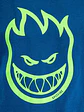 Polera Manga Corta Spitfire Bighead Hombre Azul - Miniatura 5