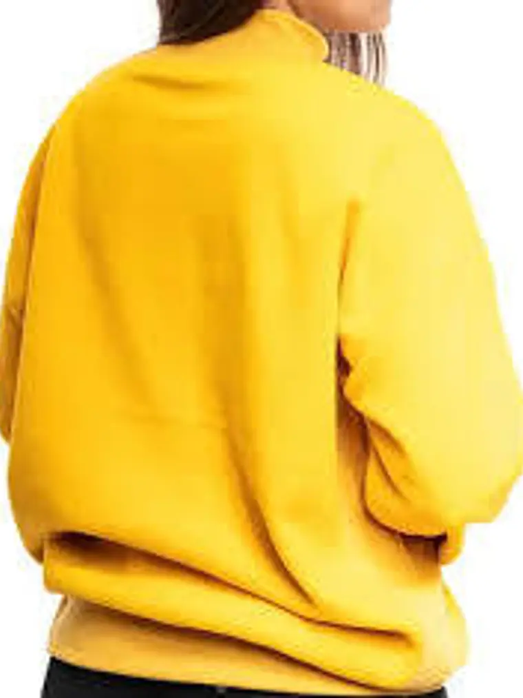 Polerón Micropolar Mujer Spitfire Ride To Burn Amarillo Talla S 3