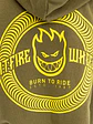 Polerón Hoodie Spitfire Wheels Hombre Verde Oscuro - Miniatura 7