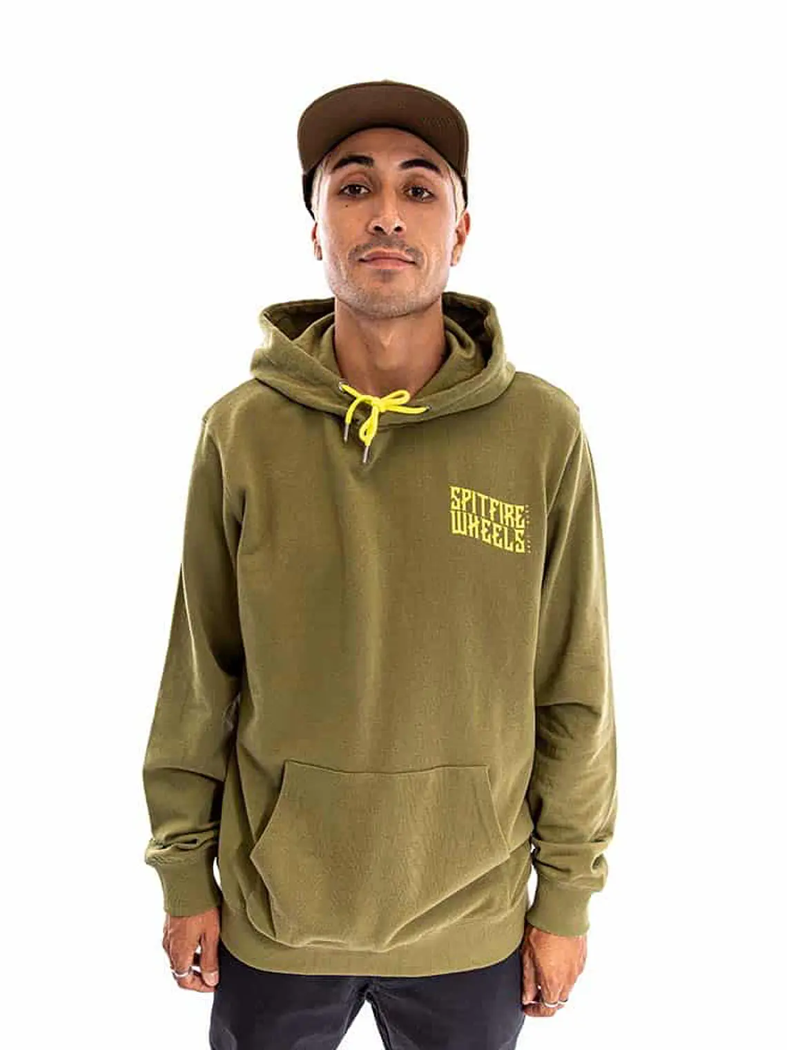 Polerón Hoodie Spitfire Wheels Hombre Verde Oscuro 2