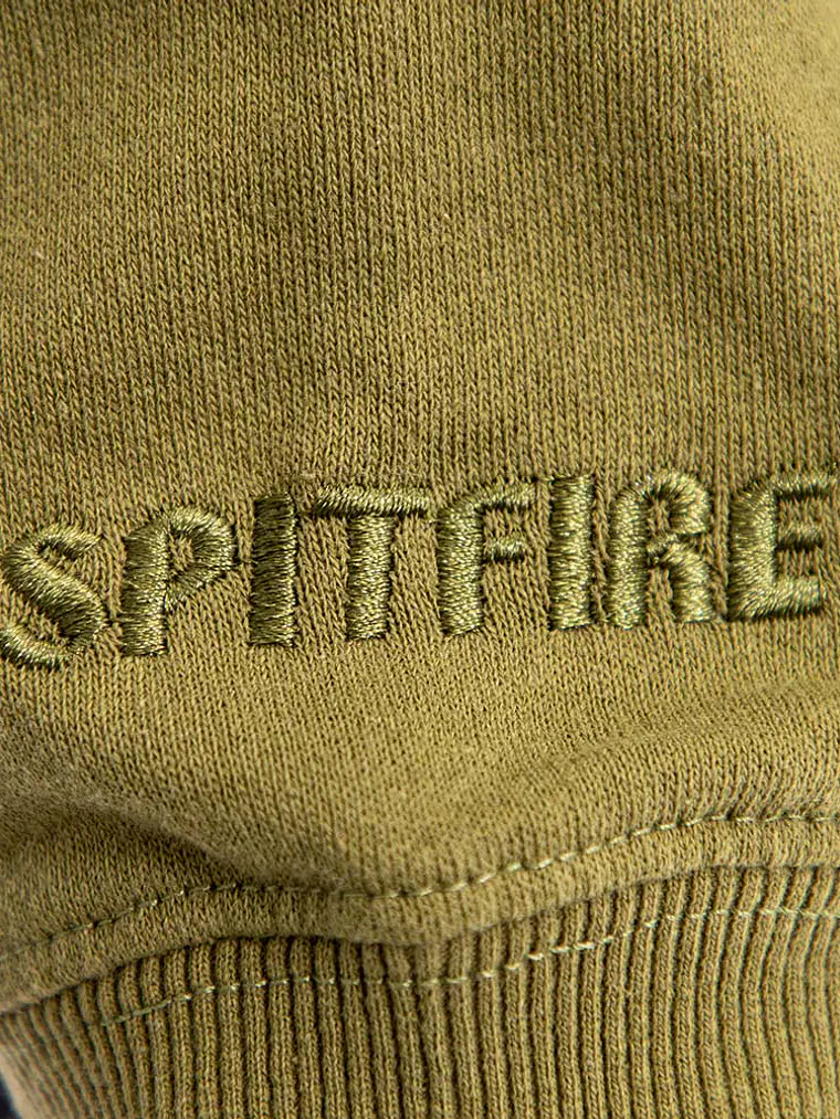 Polerón Hoodie Spitfire Wheels Hombre Verde Oscuro 6