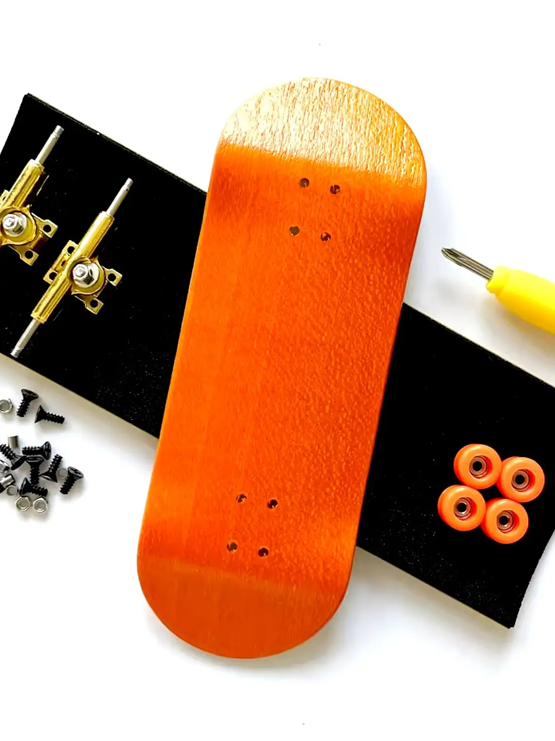 Tabla fingerboard Orange 34 mm completa profesional Bolkskate 1