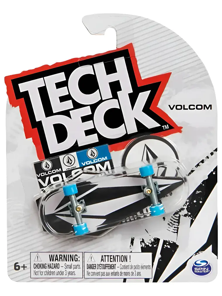 Tech Deck Finger Skate 1 Patineta Volcom Para Dedos 96 Mm 1