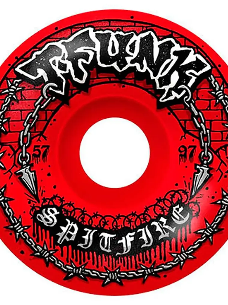 Ruedas Spitfire - Radial Full - T-Funk Raw 57mm - F4 97A 1