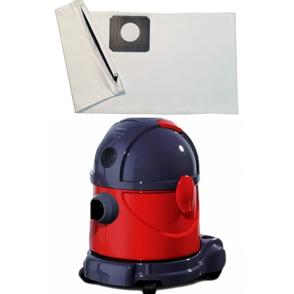 MisterVac 10 Sacchetti Per Aspirapolvere Compatibili Con Bosch Amphibixx BMS 1200 (Aqua Clean), Alta Filtrazione - 2
