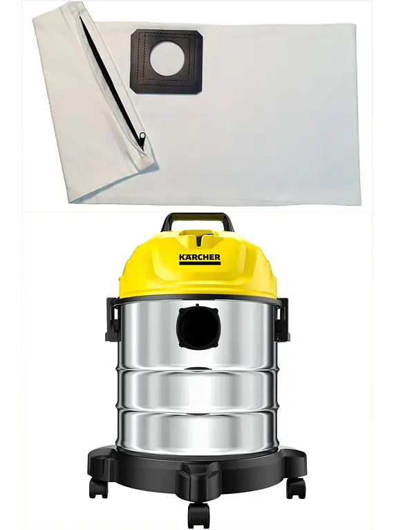 Bolsa Reutilizable Para aspiradora Karcher Wd1S Classic -G- Envío Gratis