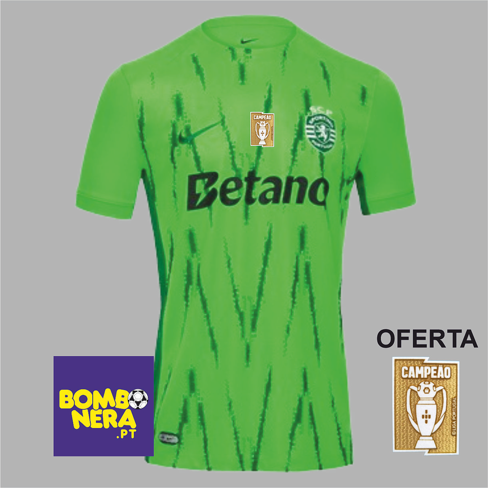 Camisola Alternativa Verde Claro 2024/25