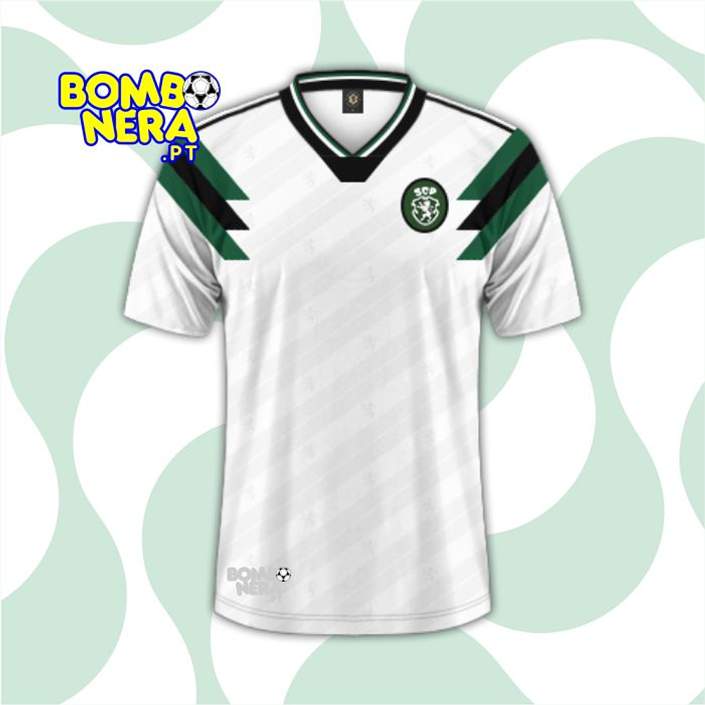 Camisola Classic 90's Branca Sporting