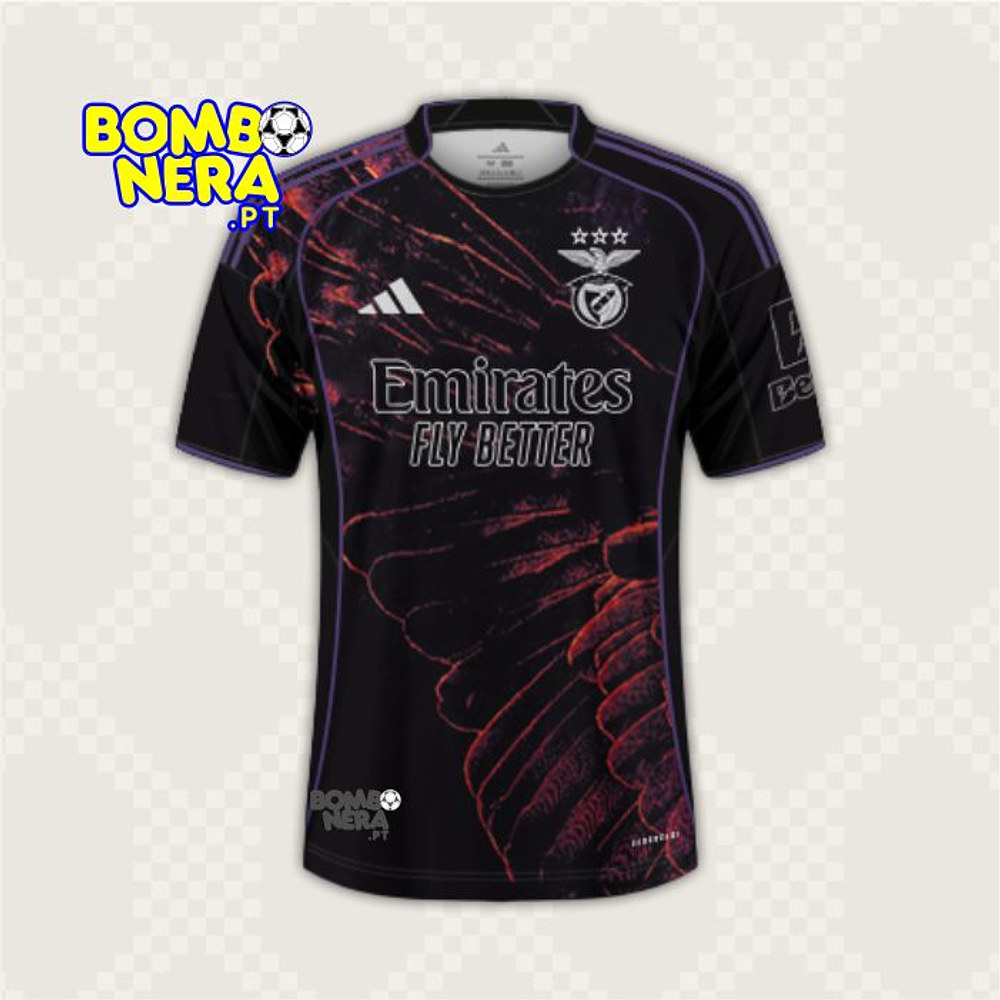 Camisola Alternativa Vhils Benfica 2025/26