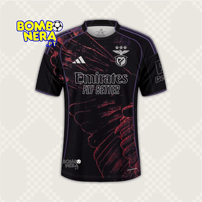 Camisola Alternativa Vhils Benfica 2025/26
