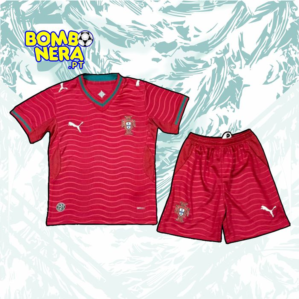 Camisola Principal da Selecção de Portugal 2026 - Mundial - CRIANÇA
