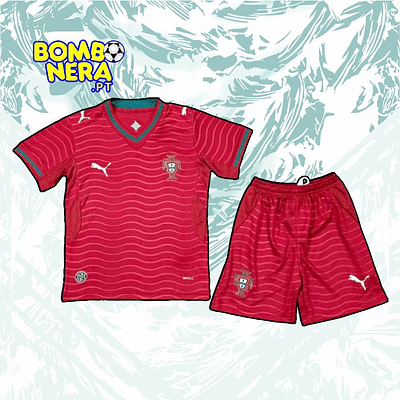 Camisola Principal da Selecção de Portugal 2026 - Mundial - CRIANÇA
