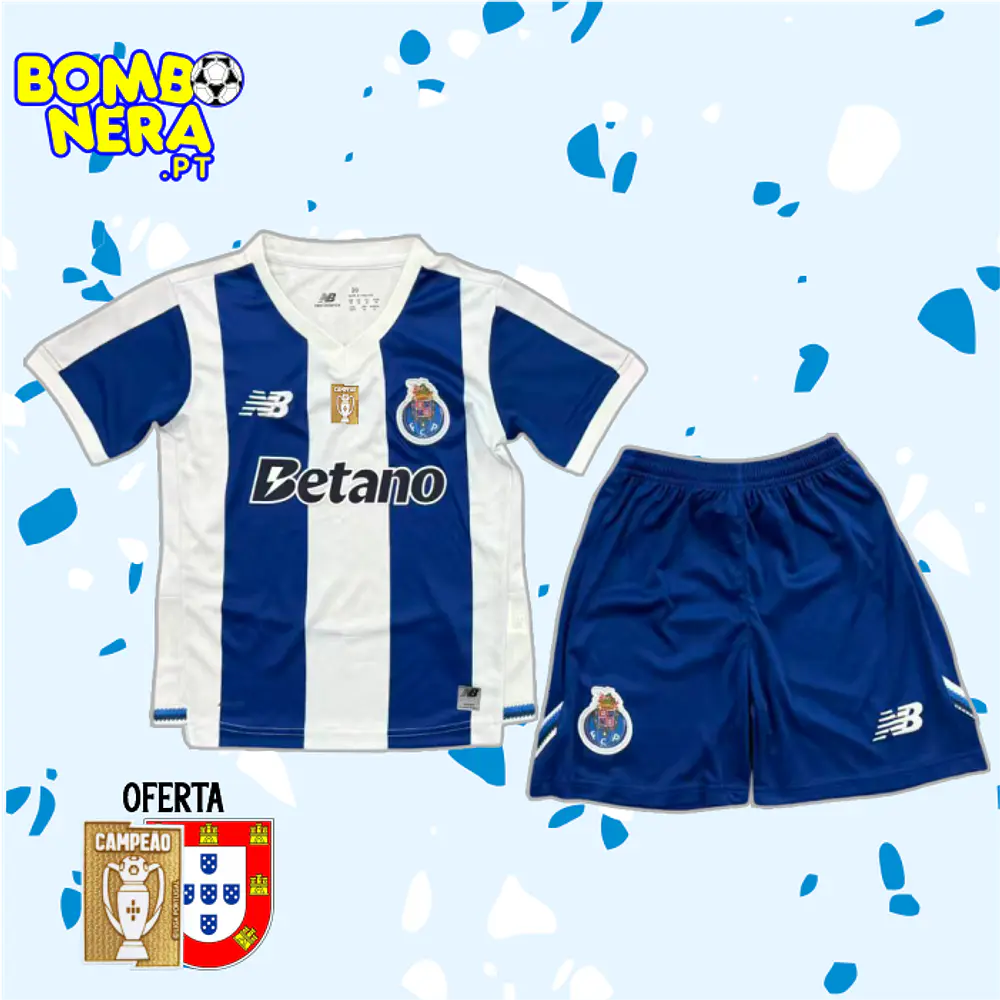 Conjunto Principal FC Porto 2026/27 - CRIANÇA