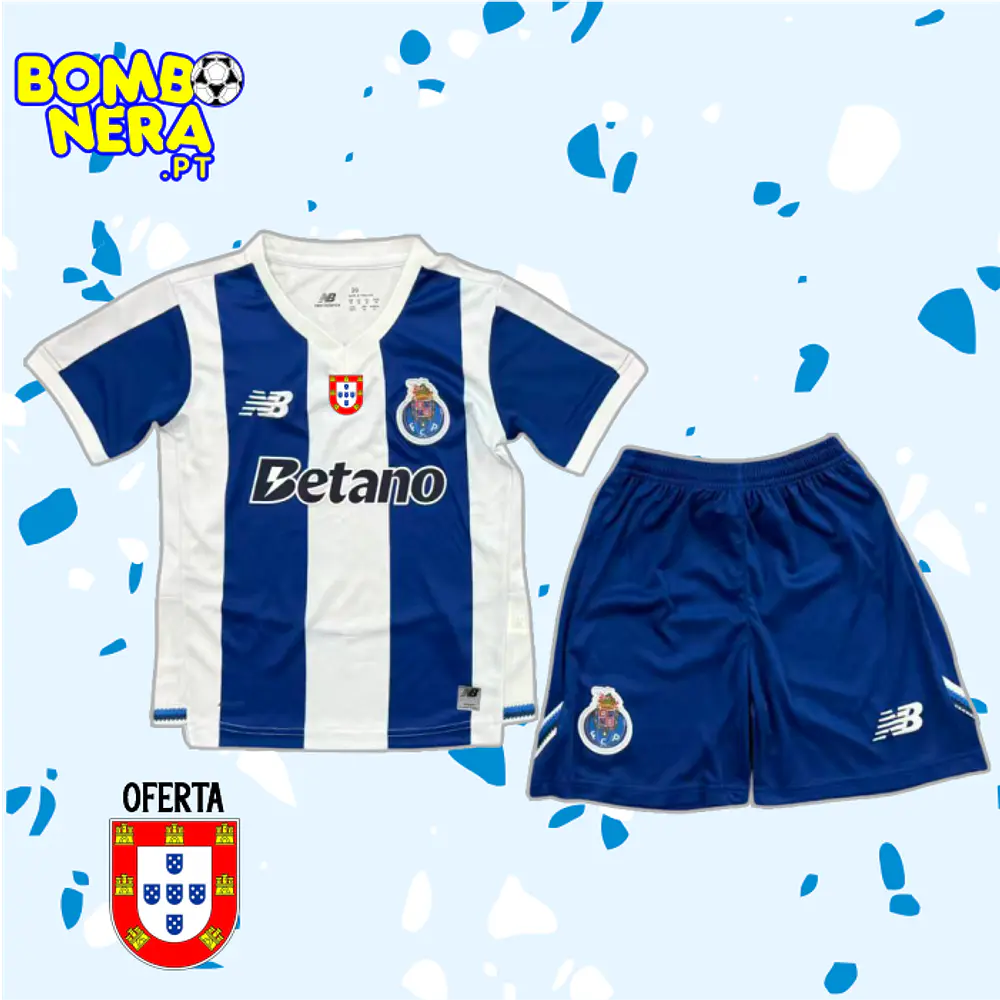 Conjunto Principal FC Porto 2026/27 - CRIANÇA