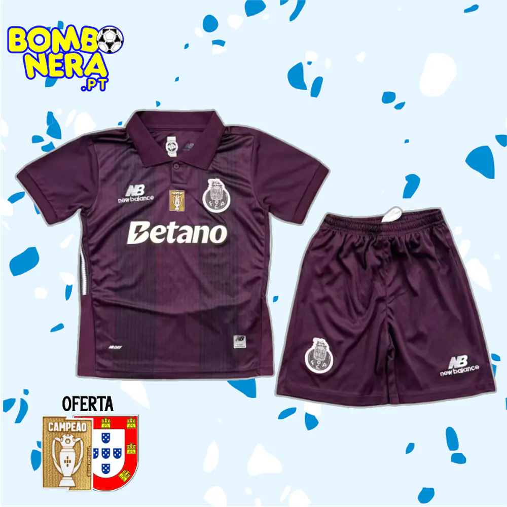 Conjunto Alternativo FC Porto 2026/27 - CRIANÇA
