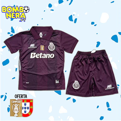 Conjunto Alternativo FC Porto 2026/27 - CRIANÇA