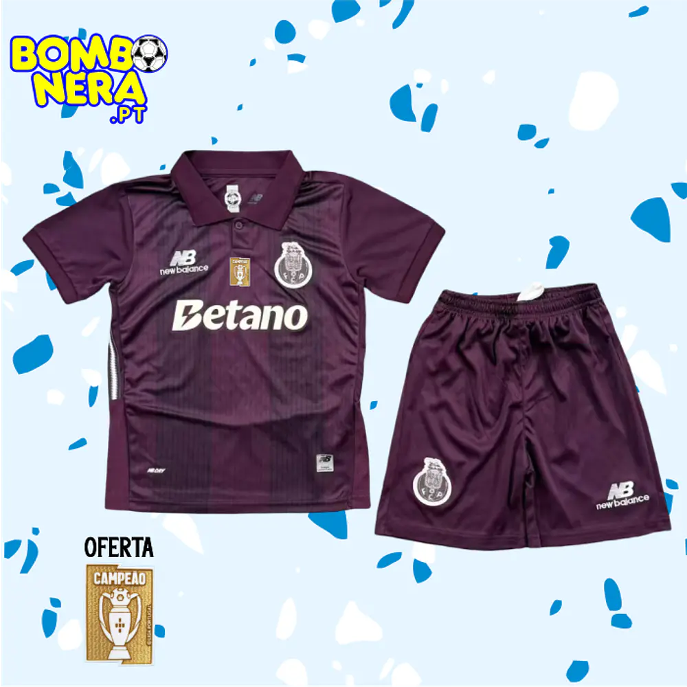 Conjunto Alternativo FC Porto 2026/27 - CRIANÇA