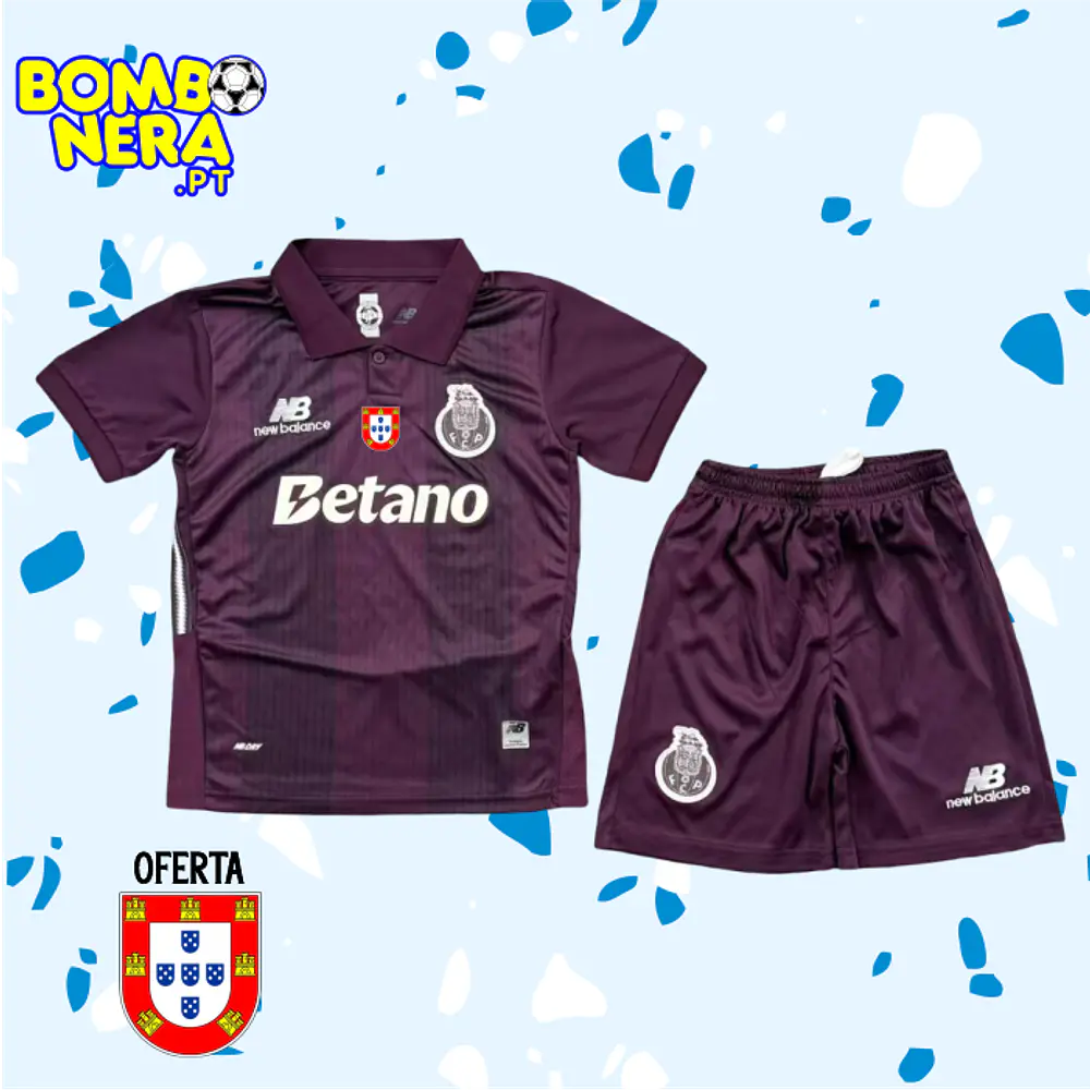 Conjunto Alternativo FC Porto 2026/27 - CRIANÇA