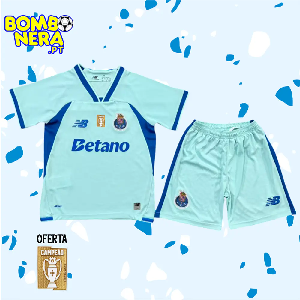 Conjunto Alternativo FC Porto 2026/27 - CRIANÇA