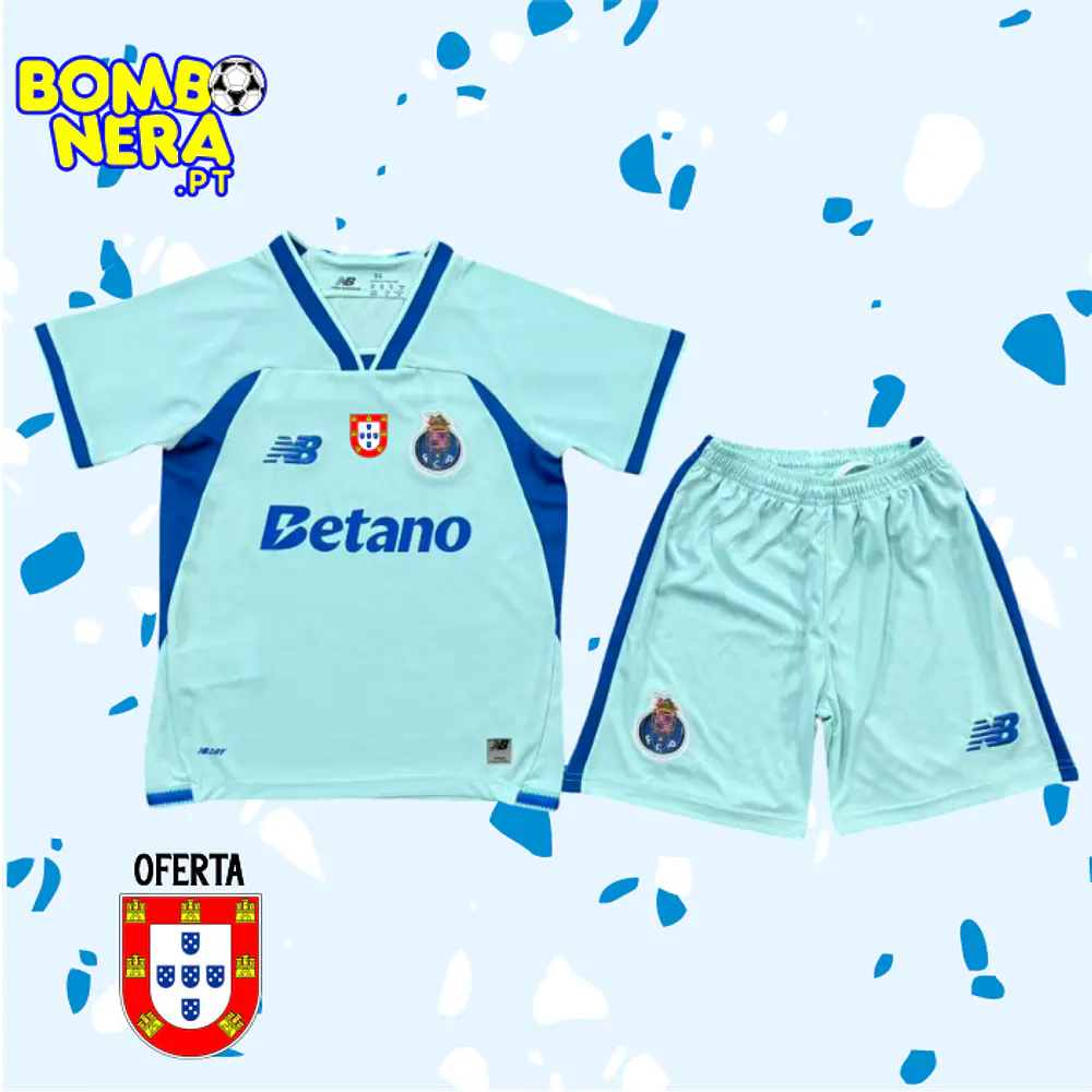 Conjunto Alternativo FC Porto 2026/27 - CRIANÇA