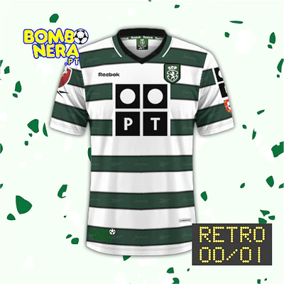 Camisola Principal Sporting CP 2000/01 – Reebok x PT