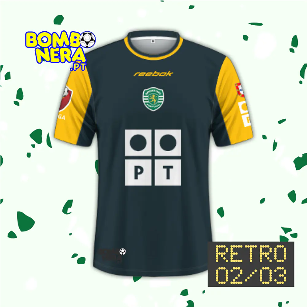 Camisola Alternativa Sporting CP 2002/03 – Reebok x PT