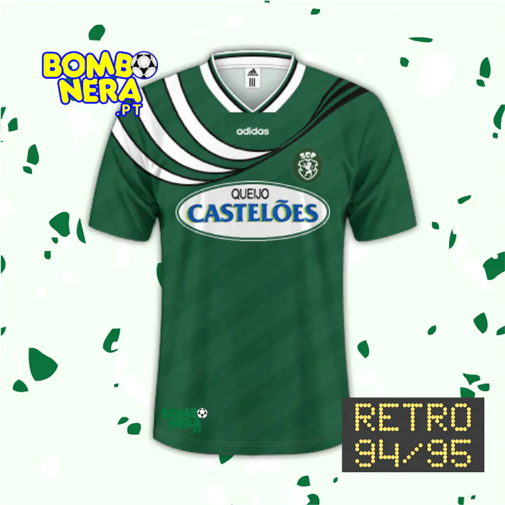 Camisola Alternativa Verde Sporting CP 1994/95