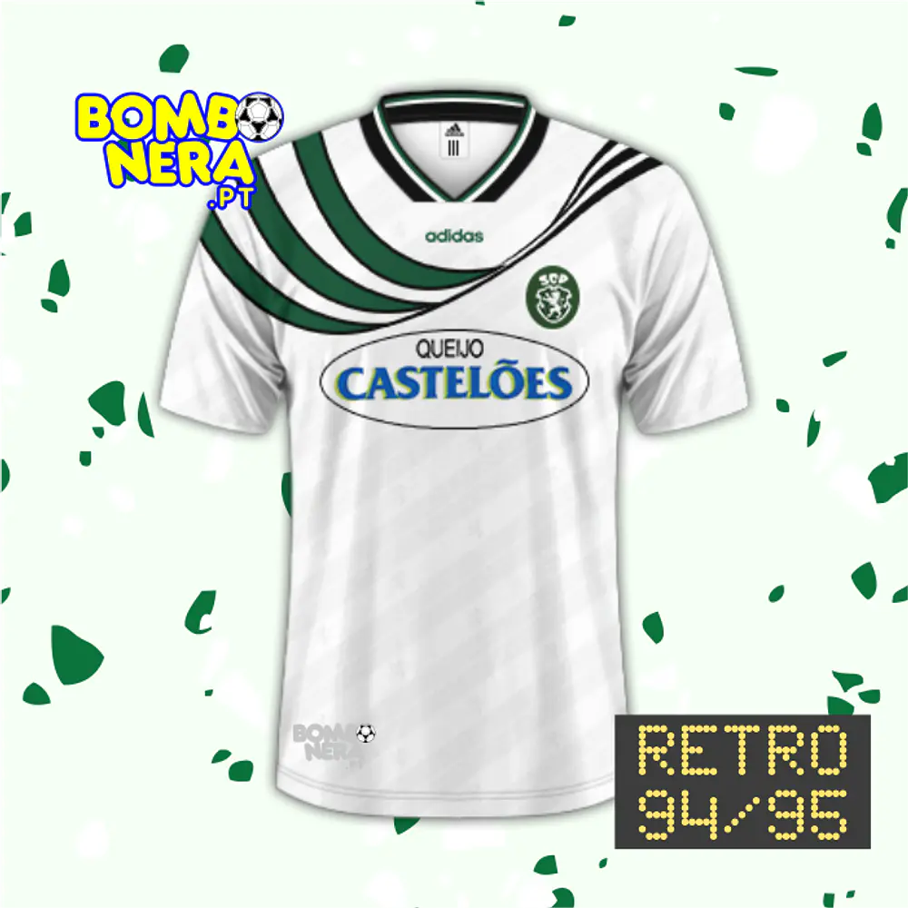 Camisola Alternativa Branca Sporting CP 1994/95