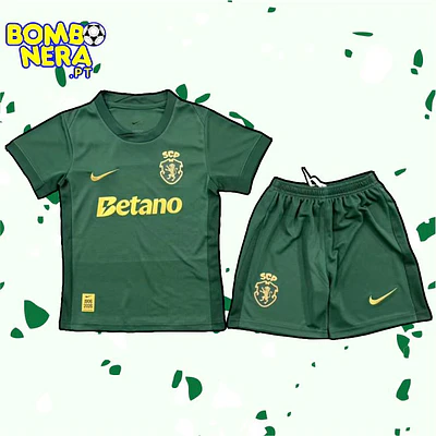 Conjunto alternativa Sporting 120 anos 2026/27 - CRIANÇA