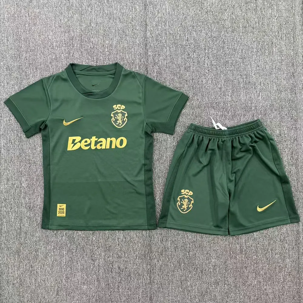 Conjunto alternativa Sporting 120 anos 2026/27 - CRIANÇA