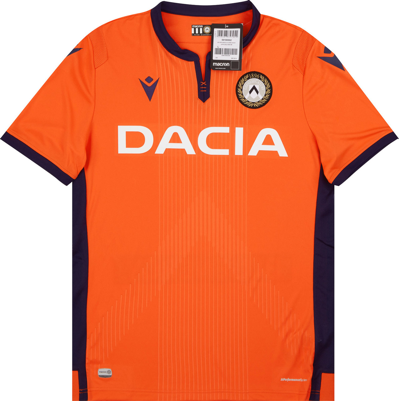 Camiseta Futbol Macron Udinese 2019-20 Local
