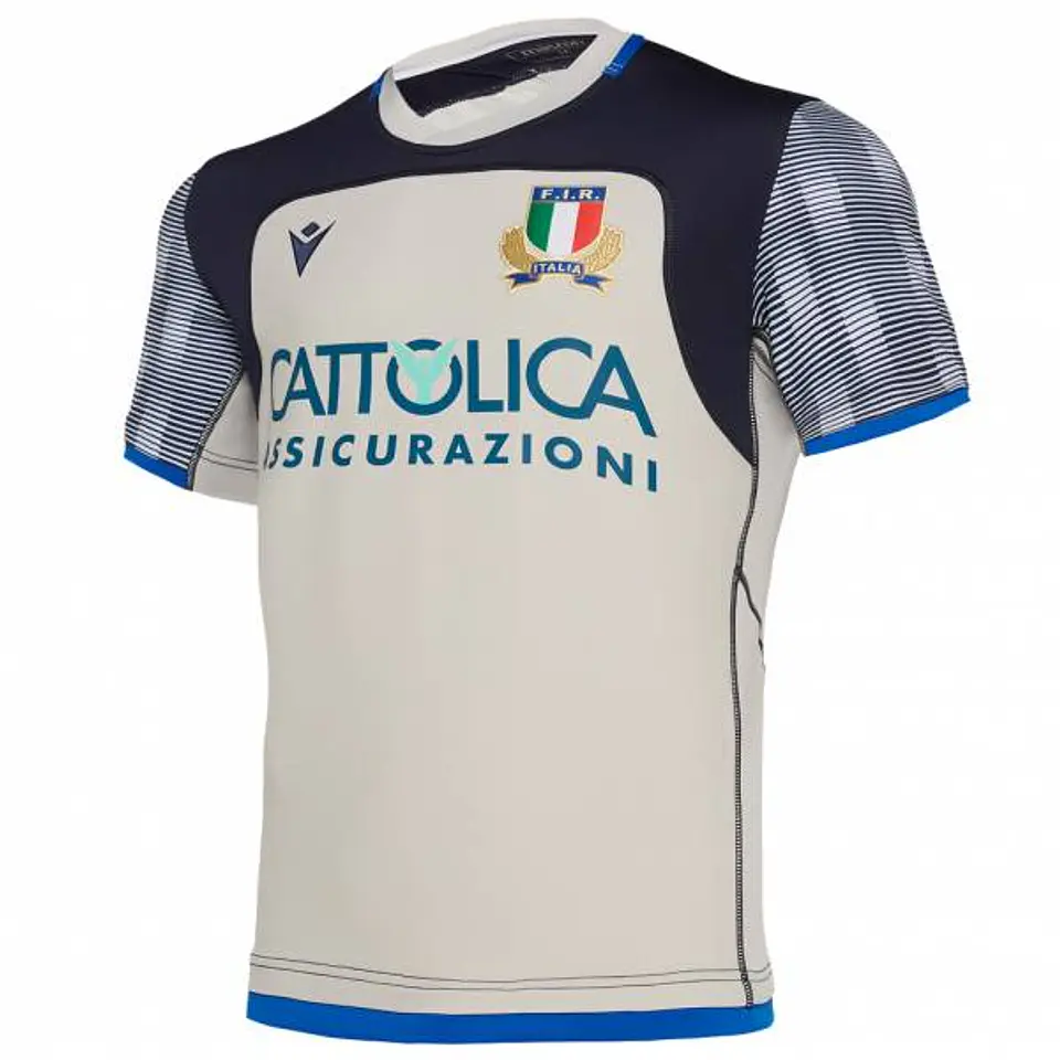 Camiseta Rugby Macron FIR Italia 2019-20 Entrenamiento 1
