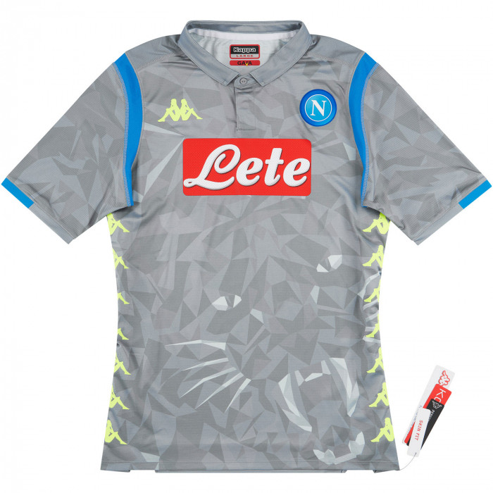 Camiseta Futbol Kappa Napoli 2018-19 Tercera Equipación (UEF