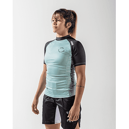 Kingz Born To Rule Women's S/S Rashguard Teal