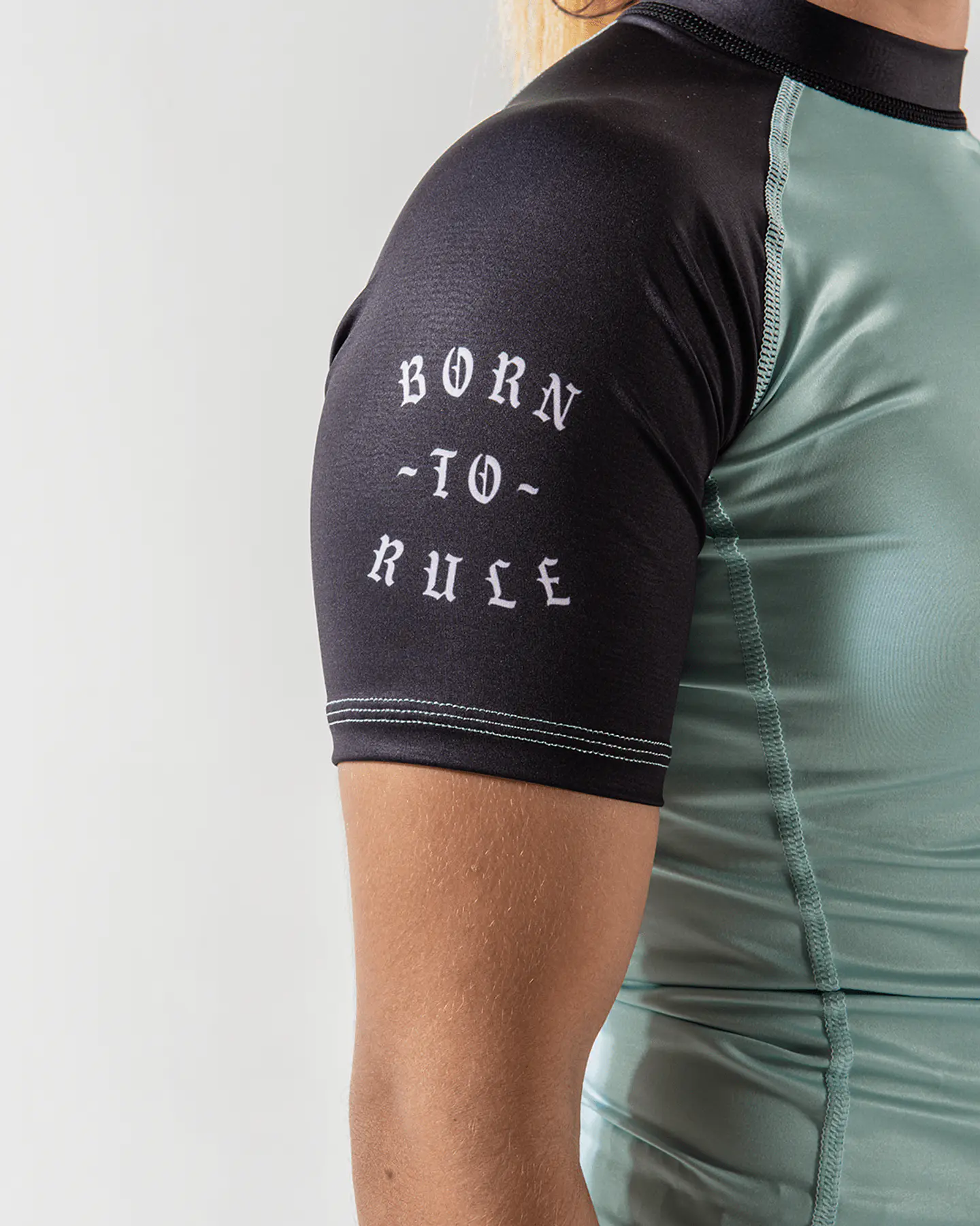 Kingz Born To Rule Women's S/S Rashguard Teal 5