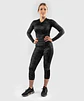 Venum Defender long sleeve Rashguard - for women - Black/Black - Miniatura 2