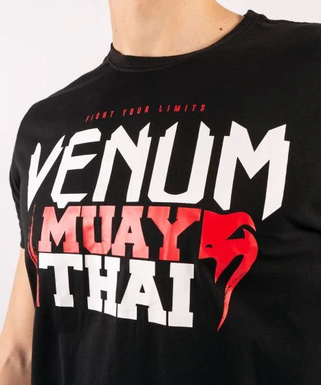 Polera Venum MUAY THAI Classic 20 T-Shirt Black/Red