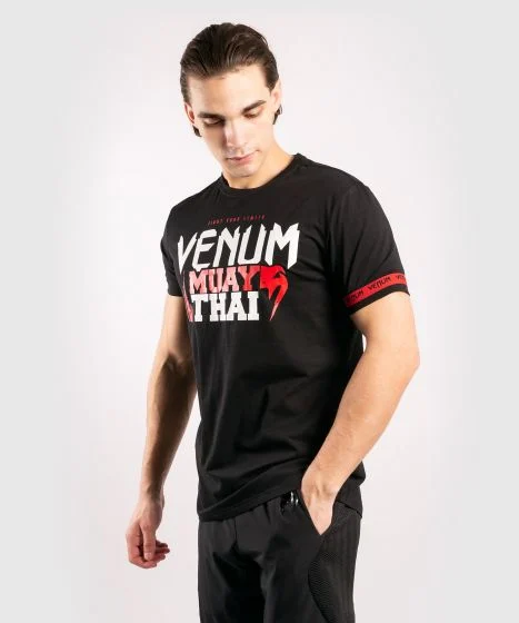 Polera Venum MUAY THAI Classic 20 T-Shirt Black/Red